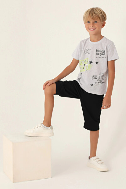 Rolypoly Costum Capri alb pentru băiat