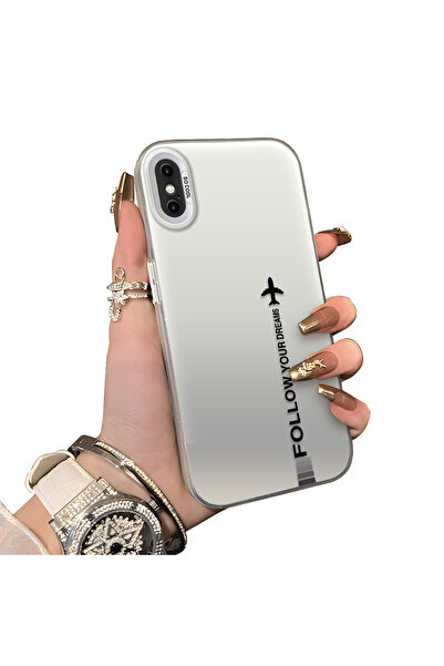 ucuc iPhone XS Max Compatible Hard Acrylic Back Silicone Edge Lens Protection...
