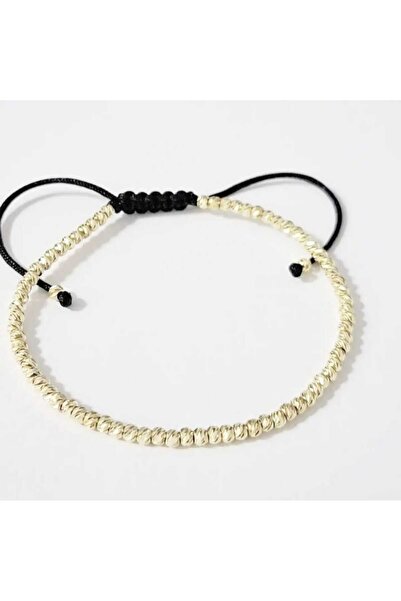 handmadebyrar Brățară unisex lucrată manual cu aur de 14k