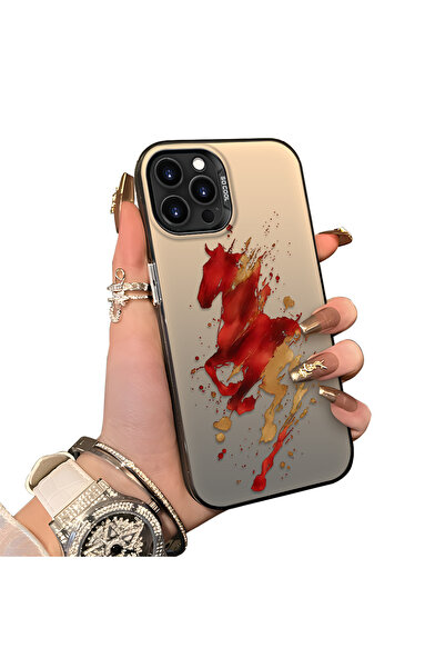 ucuc حافظة حماية للعدسات من السيليكون الصلب أكريليك درجة متوافقة مع هاتف iPho...