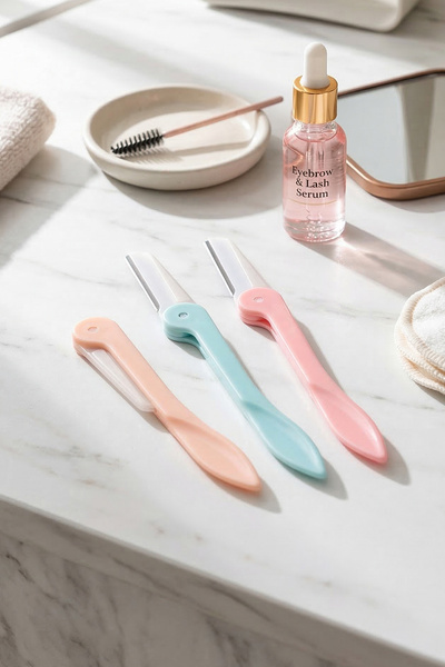 Onetick Kaş Düzeltici Jilet Seti 3’lü – Hassas Yüz ve Kaş Tüyü Alma Aparatı |...