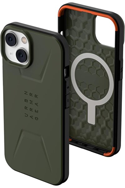 Urban Armor Gear UAG Civilian iPhone 14 Plus 2022 MagSafe Olive Drab