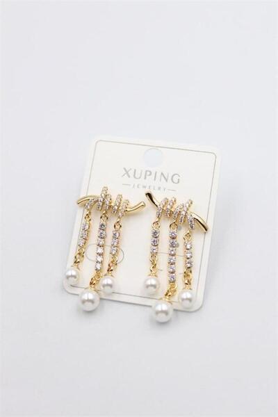MENESSA Jewelled Earrings - Gold