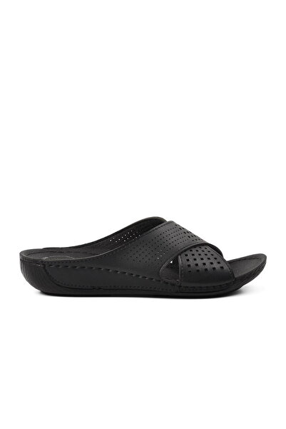 Aspor Black Women's Slippers