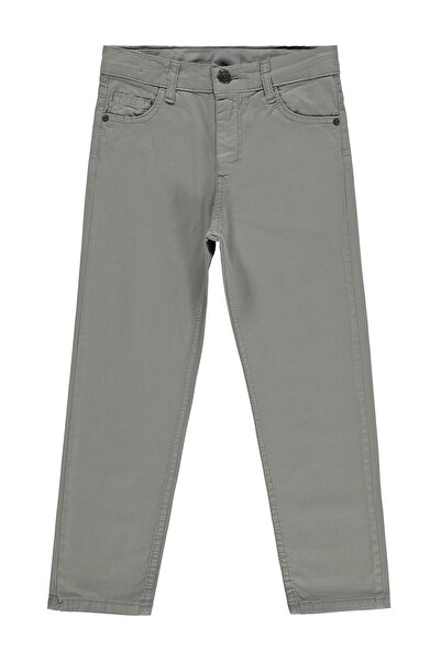 Civil Boys 5 Pocket Basic Pants for Ages 6-9 - Gray