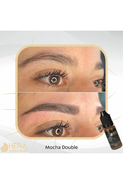 Hera Altın Oran 3x5ml Kalıcı Makyaj Ve Microblading Boyası (3 ARA RENK) Maccihato - Latte - Mocha
