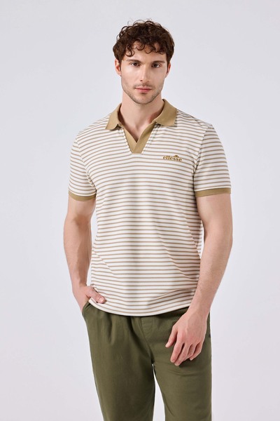 Ellesse تي شيرت رجالي بياقة بولو 6SM5019-BG