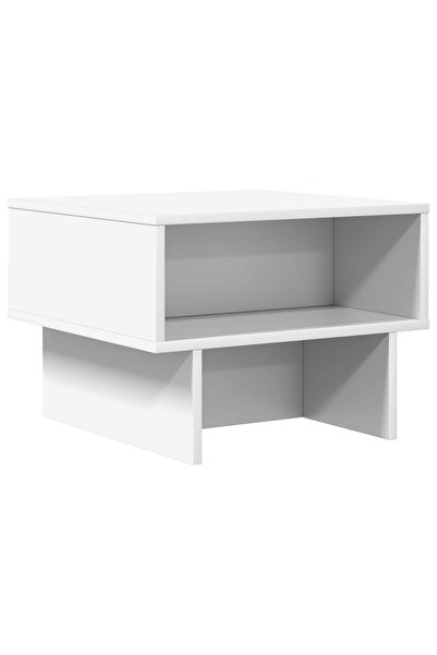vidaxl Masă de cafea Alb 48 x 46 x 35 cm Lemn compozit