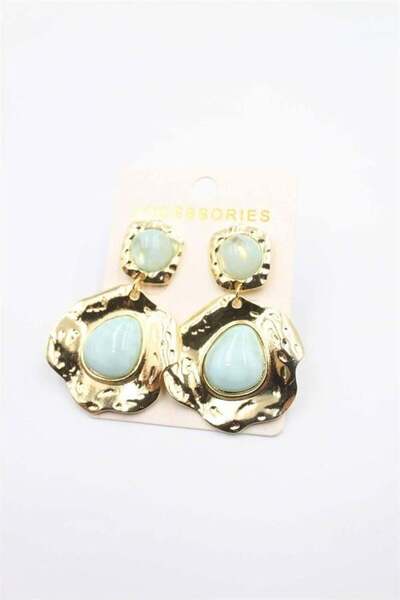 MENESSA Stone Earrings - Turquoise
