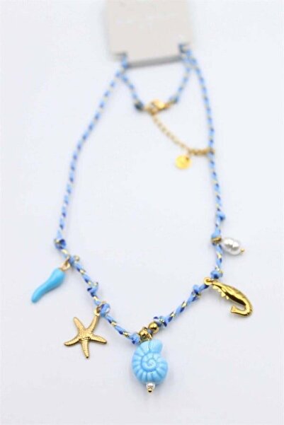 MENESSA قلادة سحر البحر - أزرق