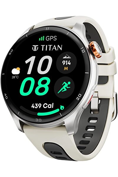 Titan Celestor Smart Watch, 1.43" AMOLED Display, Built-in GPS, Health Tracki...