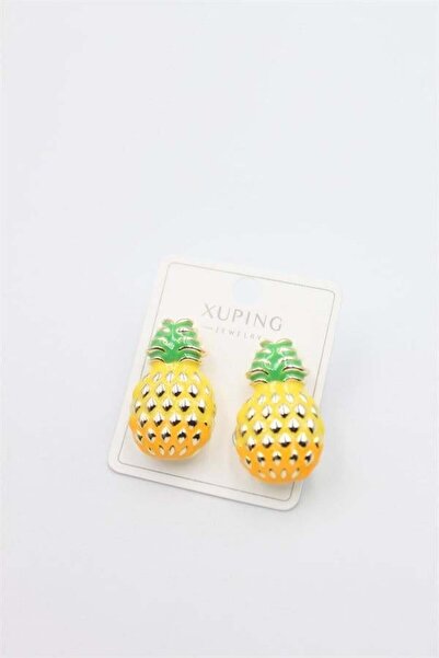 MENESSA Mineli Pineapple Earrings - Gold
