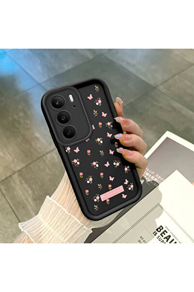 ucuc حافظة سيليكون سوداء متوافقة مع Realme C75 4G مقاومة للصدمات مع حماية للك...