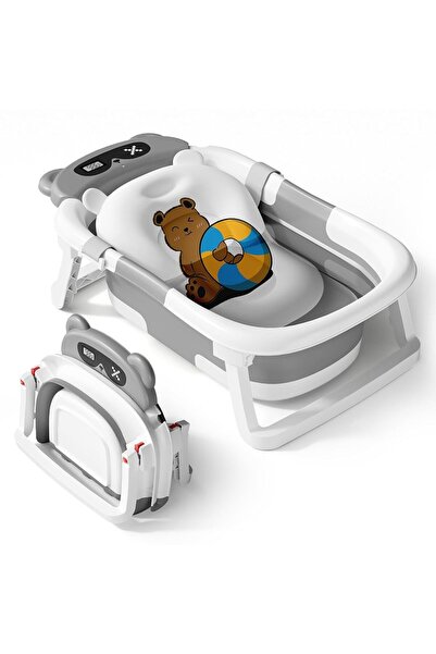 Arabest Baby Bathtub,Collapsible Bathtub for Newborn to Toddler,with Soft Cus...