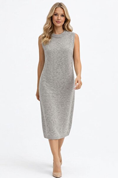 SBL COLLECTİON Γυναικείο πλεκτό φόρεμα με απαλή υφή