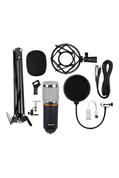 Arabest ميكروفون مكثف مع مجموعة ملحقات BM-800