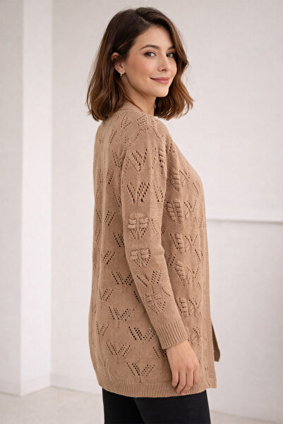 benguen Yazlık Pamuk Hırka R4551 Camel