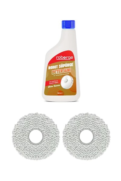 Roborge Roborock Q Revo C Robot aspirator cu lavetă de mop + detergent pentru...