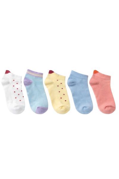 JUST SOCKS 5-Pack Children's Booties Socks