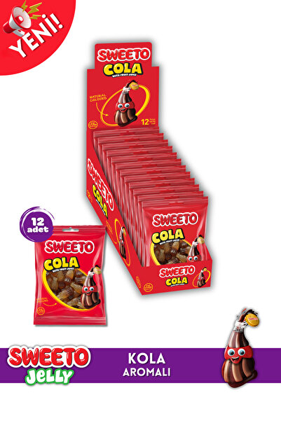 SWEETO Jelly Kola / Cola 80g x 12