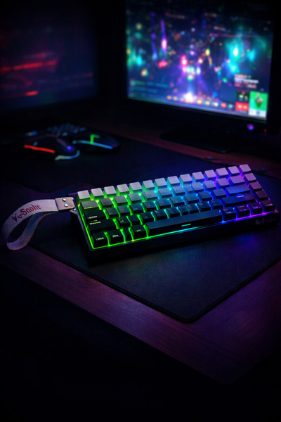 MAMBASNAKE 68 Tuş Red Switch RGB Mekanik Oyuncu Klavyesi – Hot Sbhghhhwapple,...