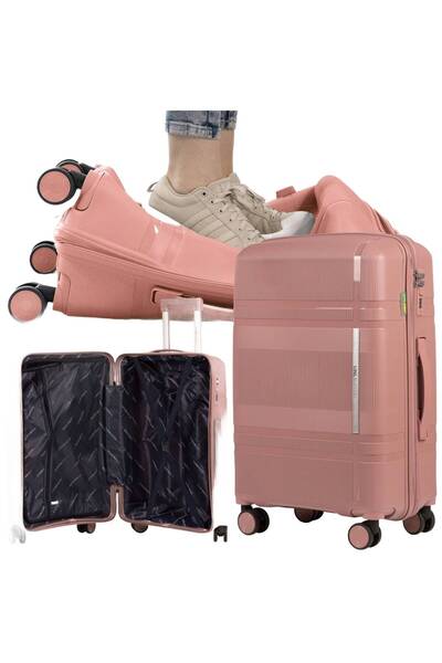 wings Valiză de călătorie medie XL indestructibilă din polipropilenă