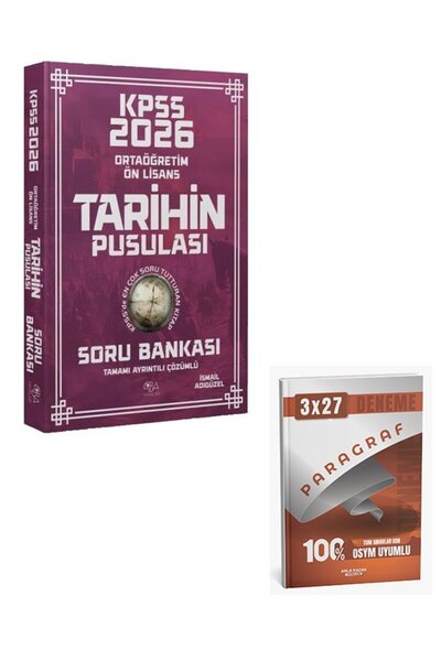 Anla Kazan Yayınları CBA 2026 KPSS Lise Ortaöğretim Ön Lisans Tarihin Pusulas...