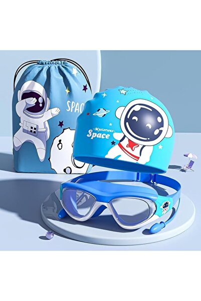 Arabest نظارات سباحة مزودة بسدادات أذن، عدسات حماية من السيليكون الناعم مانعة...