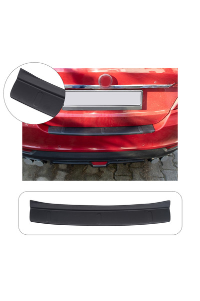 BRSPLAST Fiat Egea Sedan Uyumlu 2015-2023 Abs Geniş Arka Tampon Üstü Koruma