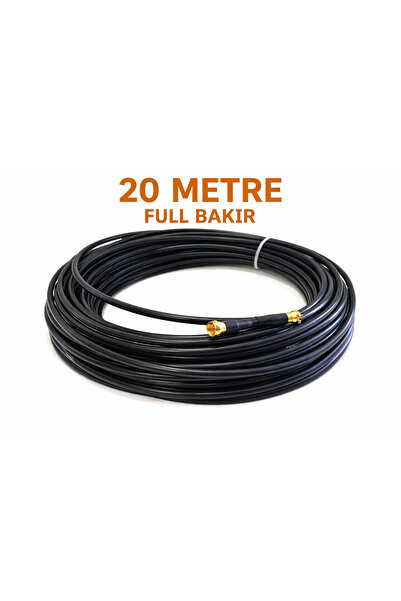IRONSTAR 20 METRE FULL BAKIR 96 TEL KONNEKTÖR TAKILI ANTEN KABLOSU