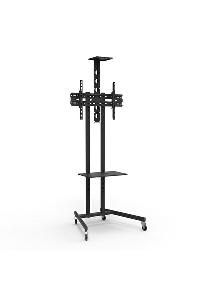ALPİN TV/Fuar Standı Video Kamera Askı Aparatlı Tekerlekli Metal Ayaklı TV Se...