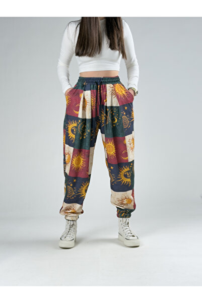 COCOPELLI Etnik Astro Patchwork Women's Trousers Coc2937