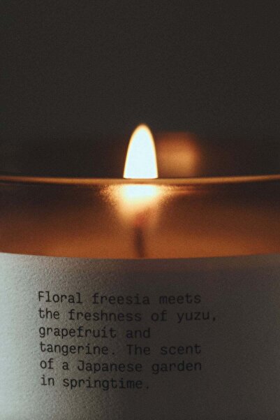 H&M Scented candle in glass holder