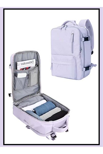 Arabest حقيبة ظهر للسفر للرجال والنساء، مزودة حقيبة ظهر شحن USB، مناسبة لعطلا...