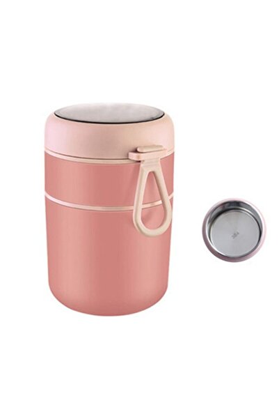 Arabest 710ml Stainless Steel insulation Lunch Box, with Spoon,Pink