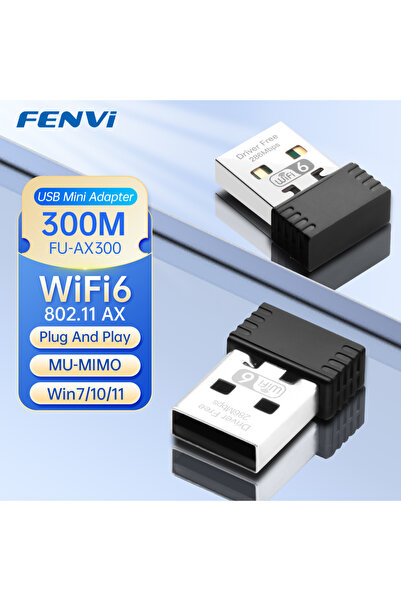Choice محول واي فاي 6 AX286 FENVI AX286 واي فاي 6 USB بتردد 2.4 جيجاهرتز 802....