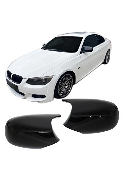 Jom Capace oglinzi negre lucioase pentru BMW Seria 3 E90/E91/E92/E93 LCI