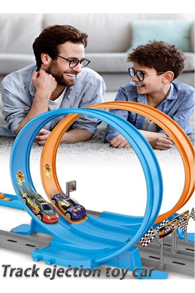 Generic Racing Alloy Car Track 360°Spin Racing Playset