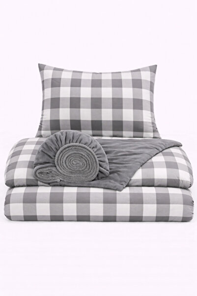 İQON Fitted Sheet Pieces of Duvet Cover Set Single Pktre Otlt1