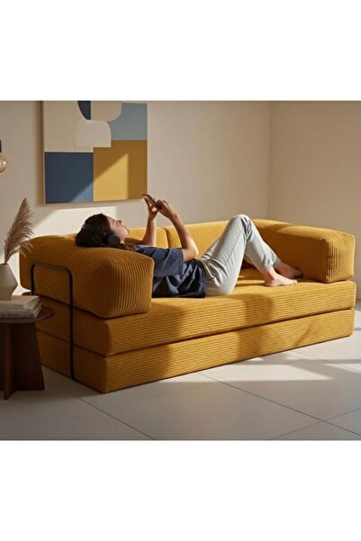Zelis Mobilya 90*200cm Kanepe, Fitilli Kadife, Yıkanır, Silinir, Dinlenme Kol...