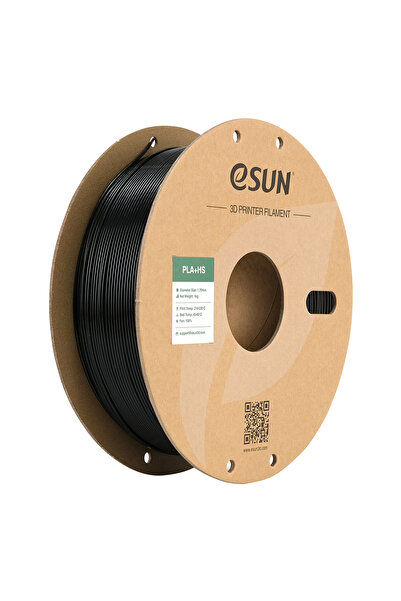 eSun PLA Plus HS Siyah Makaralı Filament 1,75mm 1kg