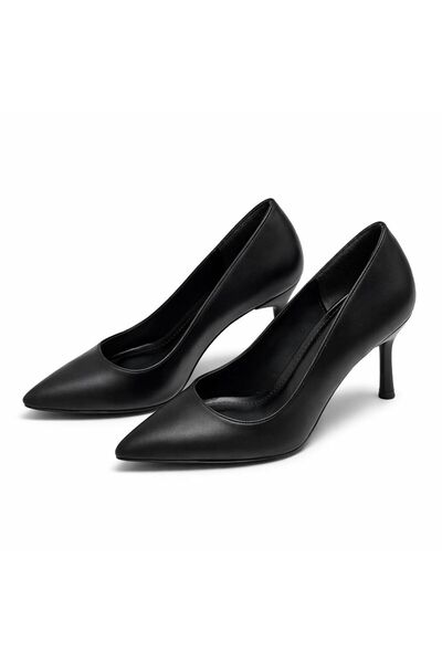 PATRON SHOES Genuine Leather Women's Stiletto 8 cm Stiletto Heel U Pointed To...