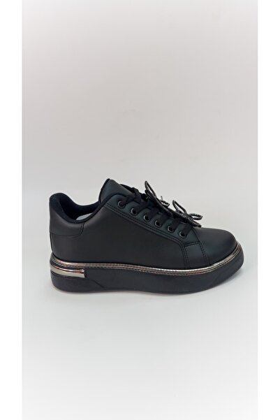 fikret bağcı Rubber Sole Lace-Up Microfiber Women's Sneaker – Casual Comforta...