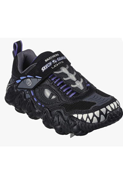 SKECHERS Teniși Skech-O-Saurus Lights pentru copii , unisex, negri, EU 37