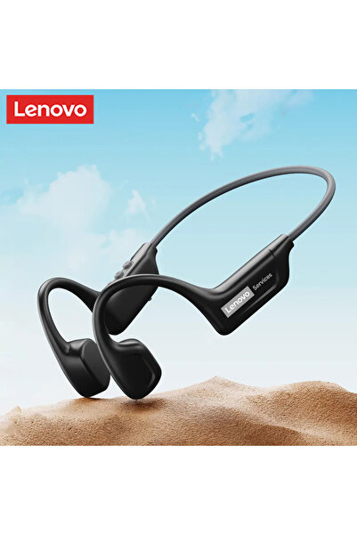 Choice Lenovo Black S102 Bone Conduction Bluetooth V6.0 Earphones Wireless Sp...