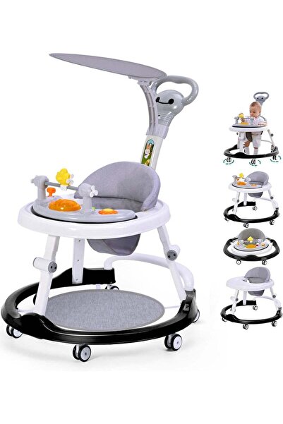 Generic Baby Walkers for Boys Girls with 6 Wheels Foldable Walker Music Box A...