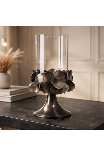 Lorena Home Decor Metal Mumluk