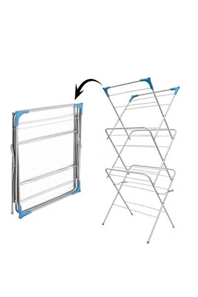 Taimi Aspect Foldable Expandable 3-Tier Clothes Drying Rack indoor and outdoo...