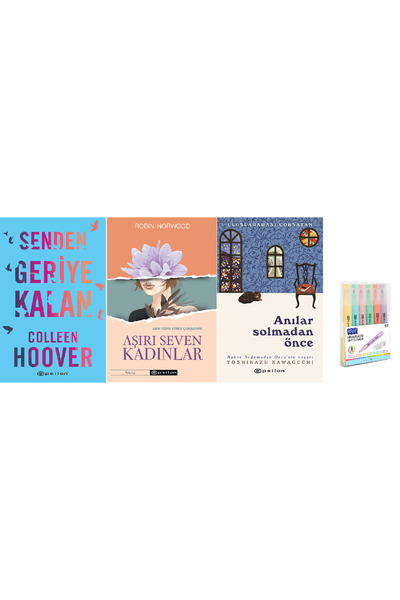Epsilon Yayınevi Senden Geriye Kalan + Aşırı Seven Kadınlar + Anılar Solmadan...
