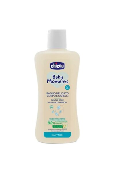 Chicco Sampon pentru corp si par, Chicco, Potrivit de la nastere, Testat derm...